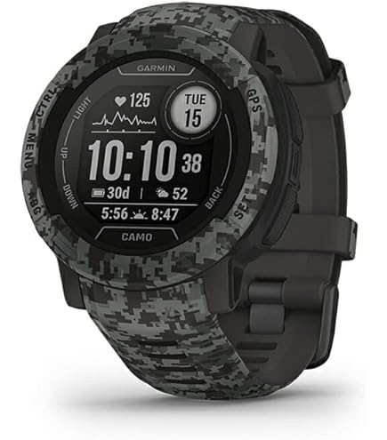 Amazon | ガーミン Instinct Dual Power Camo Edition Graphite Camo  