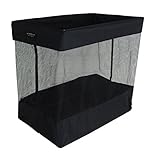 サイドワゴン 交換用袋 メッシュ素材 Lサイズ ブラック R-330・E