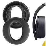Geekria イヤーパッド QuickFit 互換性 パッド ソニー SONY PlayStations Platinum Wireless Headset, PS4 Platinum Wireless ヘッドホンに対応 パッド イヤー/イヤーカップ (プロテインレザー/ブラック)