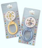 Jordache Infant Rattle Toy with Easy Grip - Set of 2 - Blue & Yellow [並行輸入品]
