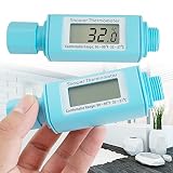 Professional Waterproof Digital Shower Head Water Thermometer 0 ~ 60 Degree Bathroom Accessories Fre