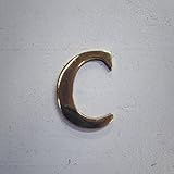 真鍮レターゴールド 45mm 小文字c
