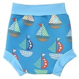 Happy Nappy HNSSPXL Baby and Toddler Reusable Swim Diaper, Set Sail, X Large 12-24 Months by Happy N