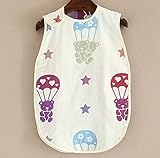 Belka　Smile　選べる７種　ガーゼ　綿　ベビー　キッズ　子供　赤ちゃん　プレゼント　出産祝い　スリーパー　通気性　防寒　こぐま　L