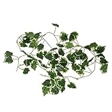 SODIAL(R)6.56ft人工フェイク藤、葉つる植物