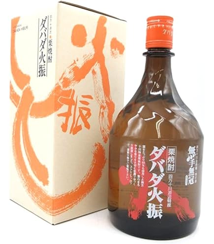 Amazon.co.jp: 無手無冠 ダバダ火振ちびうんすけ 720ml [ 焼酎 25度