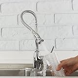 Homdoxシングルハンドルステンレススチールプルアウトスプレーキッチンシンク付きfaucets-polishedクロム Faucet 4 5162_D
