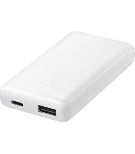 Amazon | サンワサプライ モバイルバッテリー 薄型 軽量 出力(USB A×2