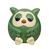 キュートなグリーンフクロウ貯金箱ウェディングXmasクリスマス誕生日バレンタインギフト