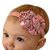 miugle Baby藤色ヘッドバンドターバンヘッドラップ乳児幼児女の子ヘアバンド