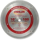 Oshlun SBNF-100100 10-Inch 100 Tooth TCG Saw Blade with 5/8-Inch Arbor for Aluminum and Non Ferrous 