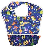 Solby ビブ・デ・バビ・デ・ブー/アニマルリーフ/ネイビー 【お食事用スタイ】 BBSB100619