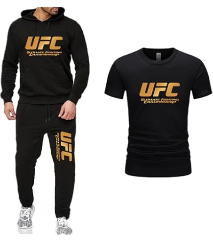 Amazon.co.jp: UFC 格闘 総合格闘技 スリーピースブラックUFCトラック 