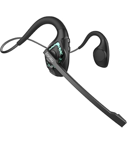 Amazon.co.jp: 骨伝導イヤホン Bluetooth マイク付き ノイズキャンセ