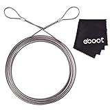 eBoot画像Hangingワイヤ2 mm x 6 m with 2クリンプチューブHold Up To 60 kg
