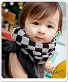 ベビー キッズ ネックウォーマー スヌード マフラー チェック柄 ニット 帽子 コート　子供服