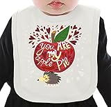 You are my apple pie ネクタイを有する有機ビブ Medium