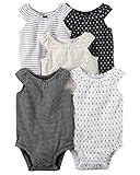 カーターズ Carter's ボディスーツ ロンパース 5枚組 5-Pack Tank Top Bodysuits NB (50-55cm) [並行輸入品]