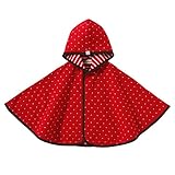 ミキハウス ホットビスケッツ(MIKIHOUSE HOT BISCUITS) 星&ドット柄☆ニットキルトマント 73-3802-780 フリー 赤