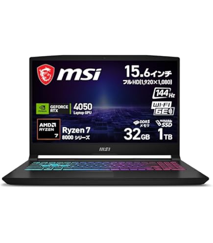 Amazon.co.jp: MSI ゲーミング ノートPC Cyborg 15 【スケルトン