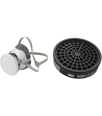 Amazon | 3M 吸収缶 3000シリーズ 有機ガス用 3301J-55 3M 防毒マスク