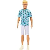 マテル(MATTEL)バービー(Barbie) ケン ファッショニスタ ブルーピンクTシャツ／映画「バービー」に登場！？ 【着せ替え人形】 【3才～】 HJT10