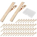 ヘアクリップ 約50個入り ヘアピン やっとこピン 髪留め 金具 パーツ ゴールド 3.2cm NYANDELMO ND-0152-R04-GD3.2