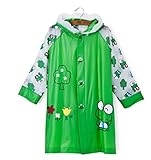 Cute Minorキッズ こども 用 レインコート 雨 (M, カエル)
