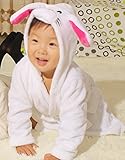 MORA バスローブ パジャマ 漫画動物キャラ 女の子 男の子 ベビ用バスローブ 暖かい 柔らかい 可愛い ホームウェア 子供向け ポリエステル