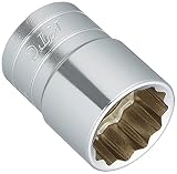 京都機械工具(KTC) ソケット 12角 B4-19W 対辺寸法:19×差込角:12.7mm 1個