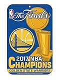 Golden State Warriors公式NBA 11 " x 17 " 2017 Champions Street Wall Sign 11 x 17 by WinCraft 429643