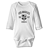 かわいい 幼児 ロサンゼルス キングス チーム デザイン Tシャツ 100%綿 White Size 24 Months