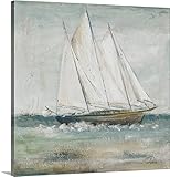 Patricia Pintoプレミアムシックラップキャンバス壁アート印刷題名Cape CodヨットII 36" x 36" 2332440_24_36x36_none