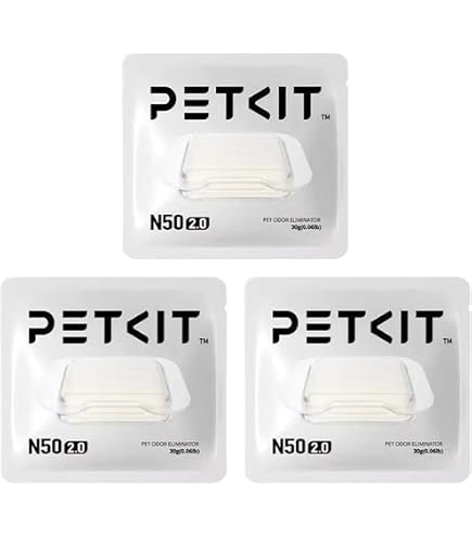 PETKIT 自動トイレ 消臭機能付き おまけ付き Amazon.co.jp: アップグレード N50 消臭剤 PuraMax専用セルフ