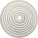 Speedi-Grille SG-RCR 14 14-Inch Round White Ceiling Air Vent Register with Fixed Cone Diffuser and B