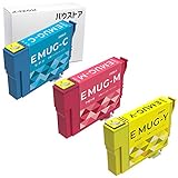 【バウストア】EPSON エプソン MUG と互換性のあるインクカートリッジ （シアン・マゼンタ・イエロー） 3個セット