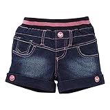 西松屋 EFD リブラインデニムショートパンツ【110cm・120cm・130cm・140cm】 キッズ 女の子 子供服 130