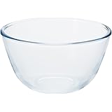 アデリア(ADERIA) ベイクック ミキシングボウルS 1000ml 食洗機対応 レンジ対応 ガラスボウル サラダ 耐熱 食器 ボール 皿 おしゃれ ガラス 深皿 オーブン 一人暮らし 料理 二人暮らし 透明 キッチン 下ごしらえ 料理用 調理用 