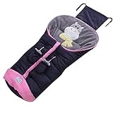 エルフ ベビー(Fairy Baby)ベビーカーフットマフ あったか 防寒 お出かける用品 手袋付く 出産祝い 紺色