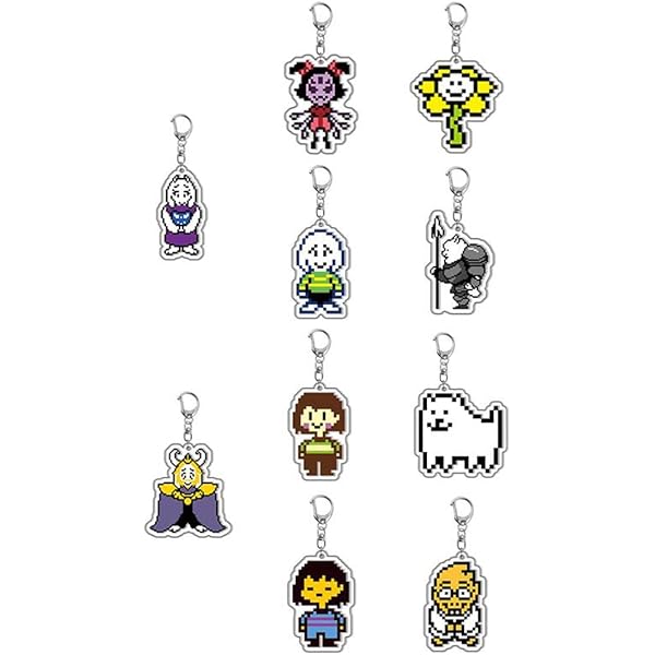 アンダーテール キャラクターキーホルダー 11個セットコンサート アンダーテール キャラクターキーホルダー 11個セットコンサート