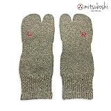[mitsuboshi] TABI PILE SOCKS （ウール/カラーネップ/足袋パイルソックス/日本製）276F714 (グレージュ)