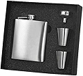 Visol VSET5004B 8 oz Stainless Steel Flask Gift Set