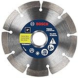 Bosch VG541 5-Inch x 7/8-Inch Segmented Rim V-Groove Diamond Blade for General Purpose [並行輸入品]