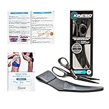 専用ホルダー付き KINESIO TAPE専用SCISSORS テーピング専用ハサミ キネシオテーピング協会発刊 「自分で貼れるテーピングガイド」付き