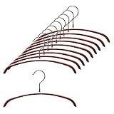 MAWA すべり落ちないマワハンガー カットソー アンサンブル用 人体ハンガー　 レディースライン　グラマーレッド　子供用　希少サイズ　30cm 10本組 MAWA Economic 30/P glo