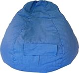 Gold Medal 31014084935 XX-Large Denim Bean Bag with Pocket, Blue Jean [並行輸入品]