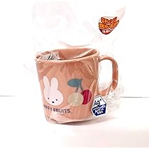 Amazon | スクエア ミッフィー カップ200ml抗菌 食洗機対応 ピンク