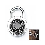 組み合わせロックダイヤル南京錠硬化スチールロッカージムBike学校旅行安全