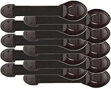 Babystity ベビーガード 引き出しストッパー 茶 (10個)