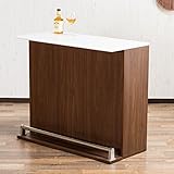 【カウンターテーブル 長辺100cmサイズ 日本製】美しい木目◎艶めく鏡面仕上げ◎安心の日本製 色：ホワイト/ブラウン